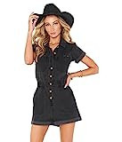 Show Me Your Mumu Cannon Romper, Washed Black, X-Large | Amazon (US)