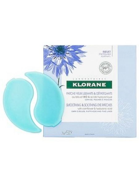 Smoothing & Soothing Eye Patches with Cornflower & Hyaluronic Acid
Klorane - best eye patches for dark circles and bags - dermatologist recommended 

#LTKBeauty #LTKOver40 #LTKFindsUnder50
