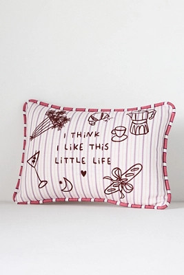 dduende studio Café Icon Cotton Pillow | Anthropologie (US)