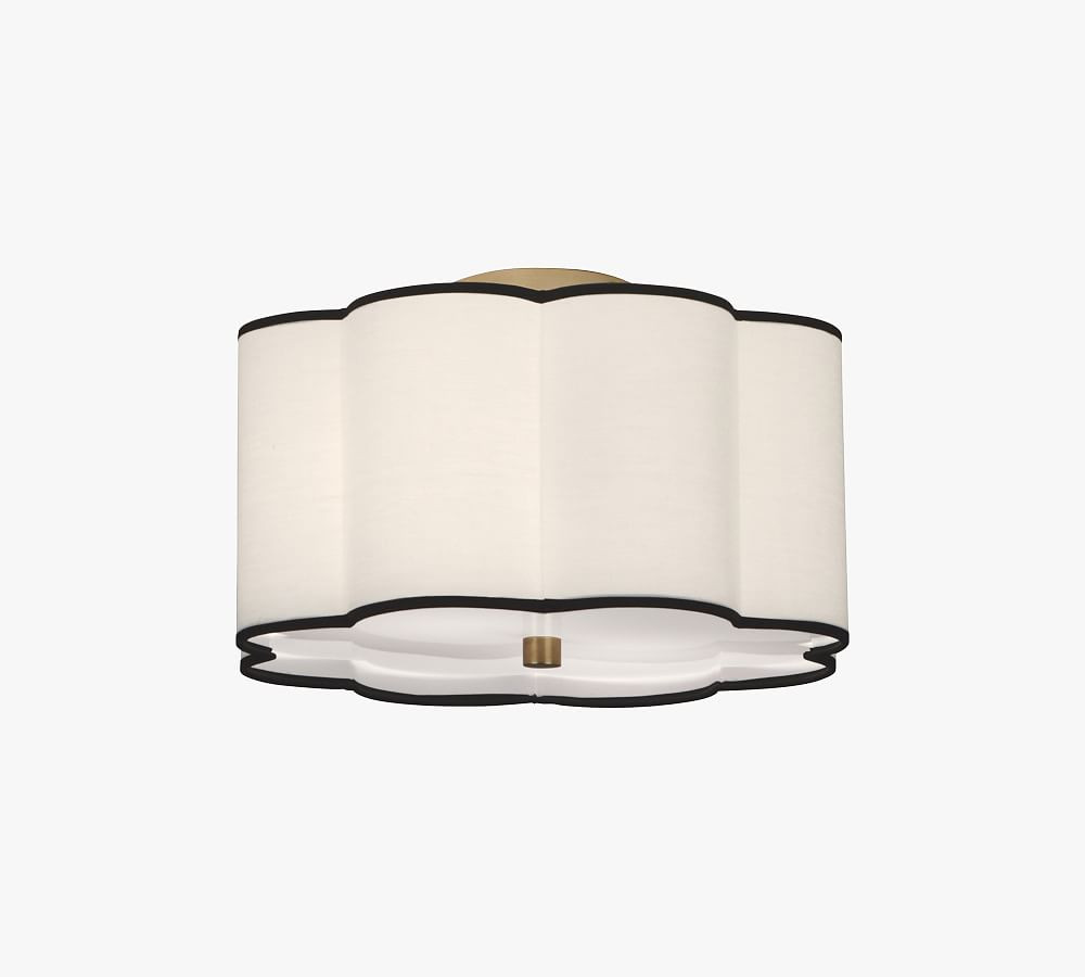 Tess Scalloped Flush Mount (16"-24") | Pottery Barn (US)
