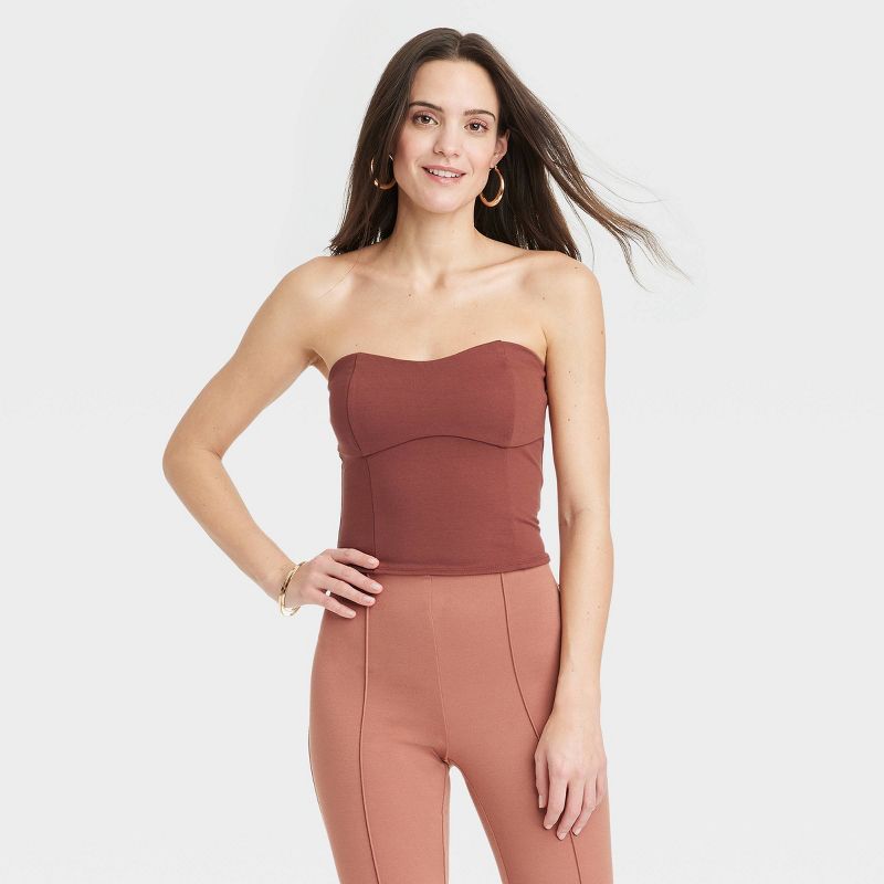 Women's Ponte Tube Top - A New Day™ | Target
