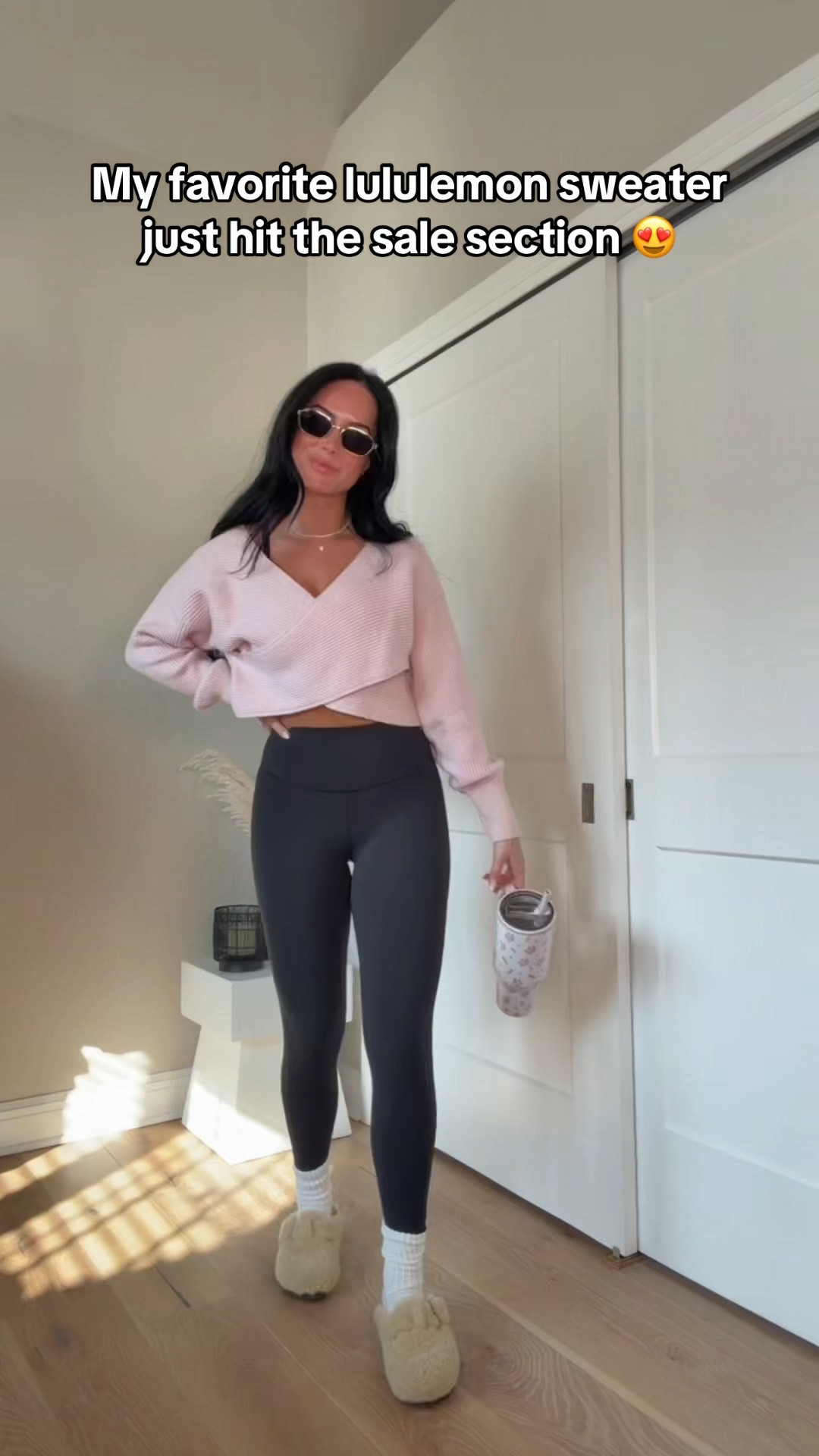 So happy to see that my favorite sweater wrapped tops hit the sale section at Lululemon this week 😍🩷 it’s such a cute top for Pilates, but also looks so good paired with denim.

@lululemon #lululemonhaul #athleisure #activewear #pilatesoutfit #lululemonsale 