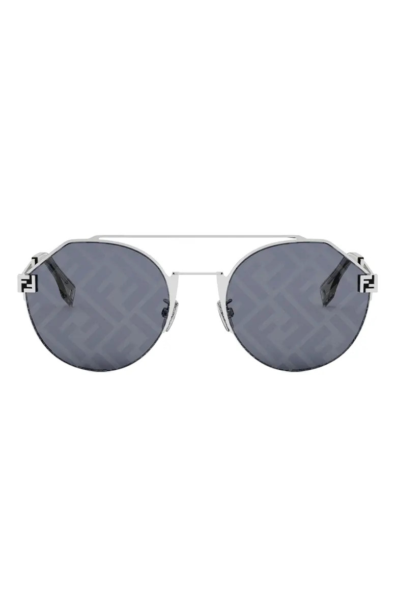 Fendi 'Fendi Sky 55mm Round Sunglasses | Nordstrom | Nordstrom