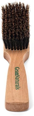 GranNaturals Boar Bristle Women's and Men's Hairbrush - Slick Back Hair Brush with Natural Wood H... | Amazon (US)