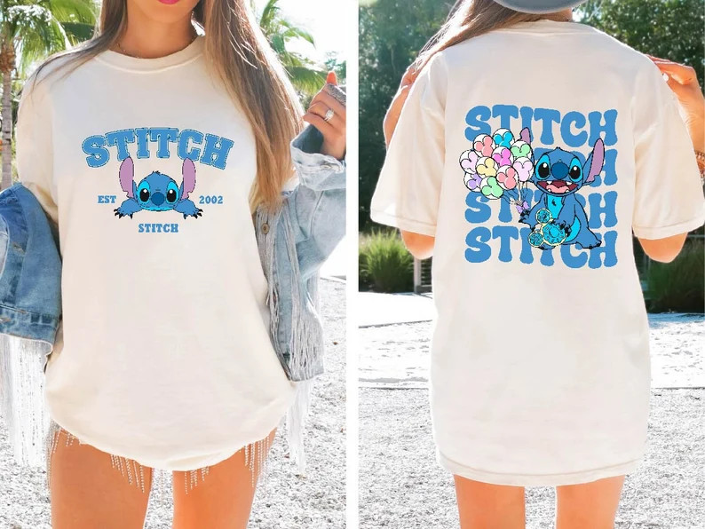 Comfort Colors® Disney Stitch Est. 2002 Shirt, Stitch T Shirt, Cute Stitch Shirt, Disney Shirt, ... | Etsy (US)