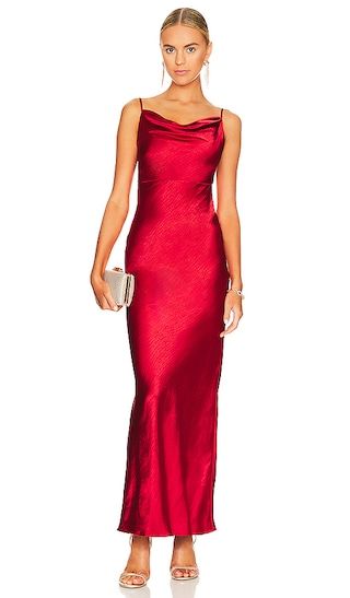 Lilith Gown in Cherry Red | Revolve Clothing (Global)