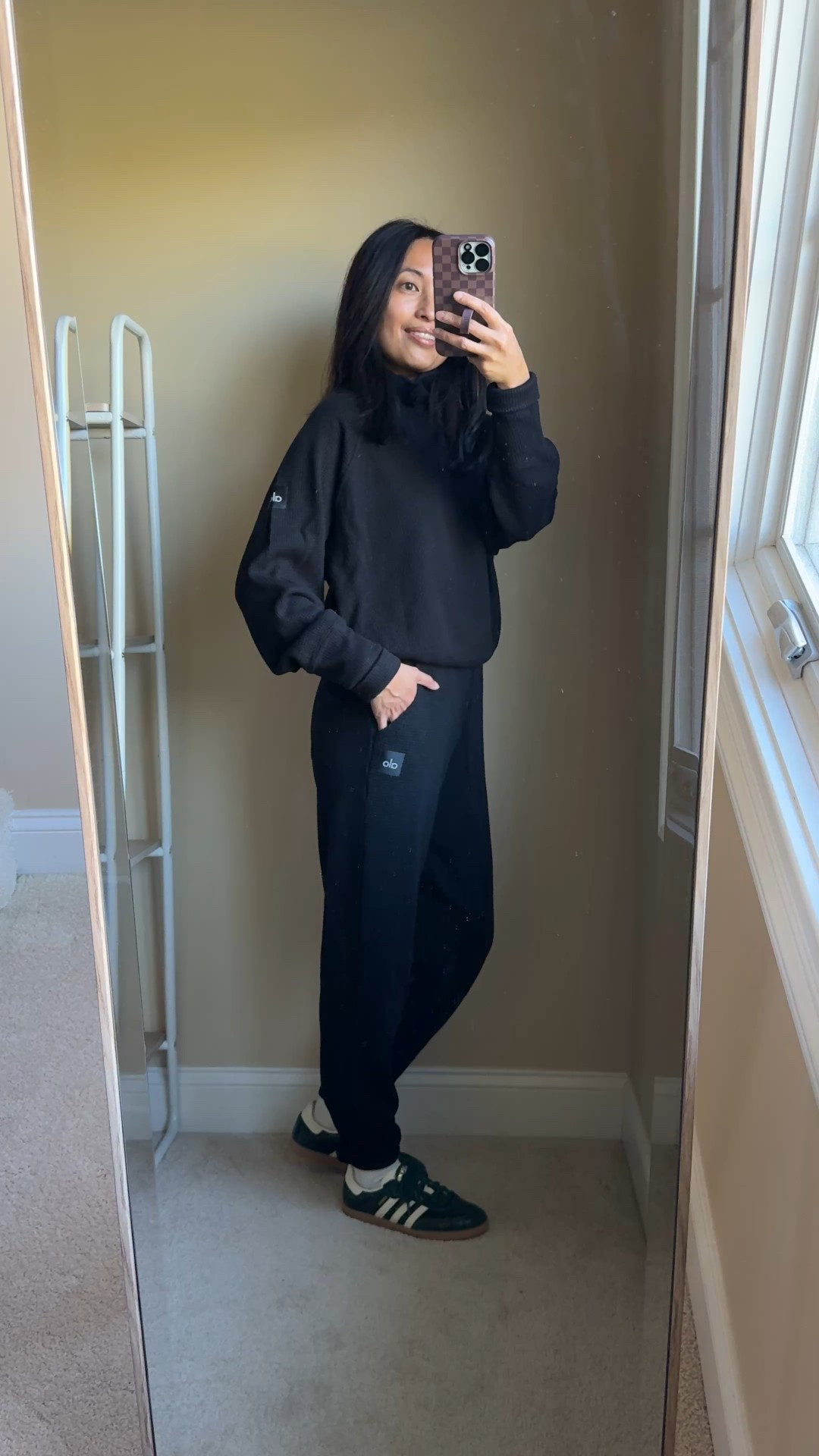 A favorite everyday athleisure easy outfit. 
- I have had this set for over 2 years now and it continues to be one that I reach for when I want to feel comfy yet stylish. I also have it in the cream color and they both get lots of use in fall and winter. 
- Top is perfectly oversized. I take true to size. 
-Bottoms run big for me. I size down. 
- Convertible crossbody bag. I love a style like this that has a dressy strap and can be worn on the shoulder too. 
- Dark green sneakers that have a chic subtle snake texture. I size down. 
- Ruffle socks are a fun trend  


#LTKGiftGuide #LTKActive #LTKOver40