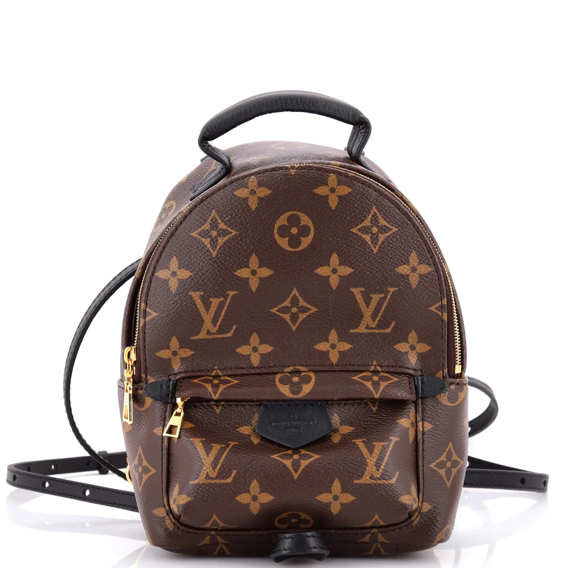 Pre-Owned Palm Springs Backpack Monogram Canvas Mini By Rebag - Walmart.com | Walmart (US)