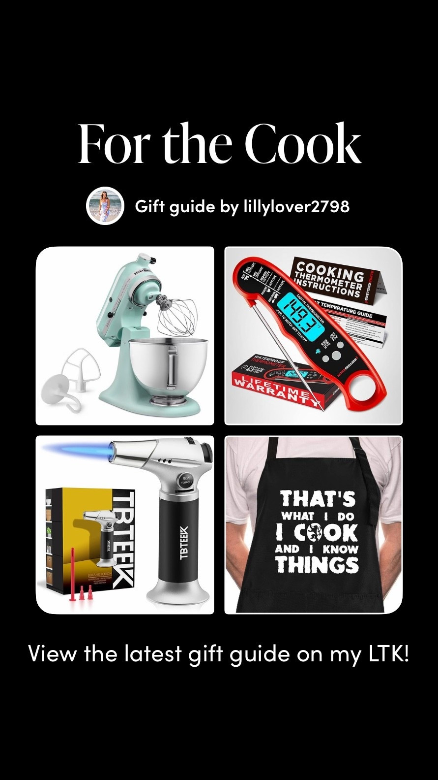 For the Cook

Perfect presents and stocking stuffers for the kitchen-obsessed! Whether they're mastering the basics or cooking like a pro, these essentials and chef-worthy gadgets will inspire delicious creativity.

#LTKHome #LTKMens #LTKfoodie #LTKSaleAlert 

Gifts for cooks, Gifts for home chefs, Cooking gift ideas, Kitchen gift guide, Best gifts for food lovers, Stocking stuffers for cooks, Holiday gifts for chefs, Gifts for people who love to cook, Must-have kitchen tools, Essential cooking tools, Chef-approved gadgets, Kitchen essentials, Culinary tools, Innovative kitchen gadgets, Pro-level cookware, Everyday kitchen must-haves, gifts for the goodie, gift for her, gift for him, 


#LTKHoliday #LTKGiftGuide #LTKMens