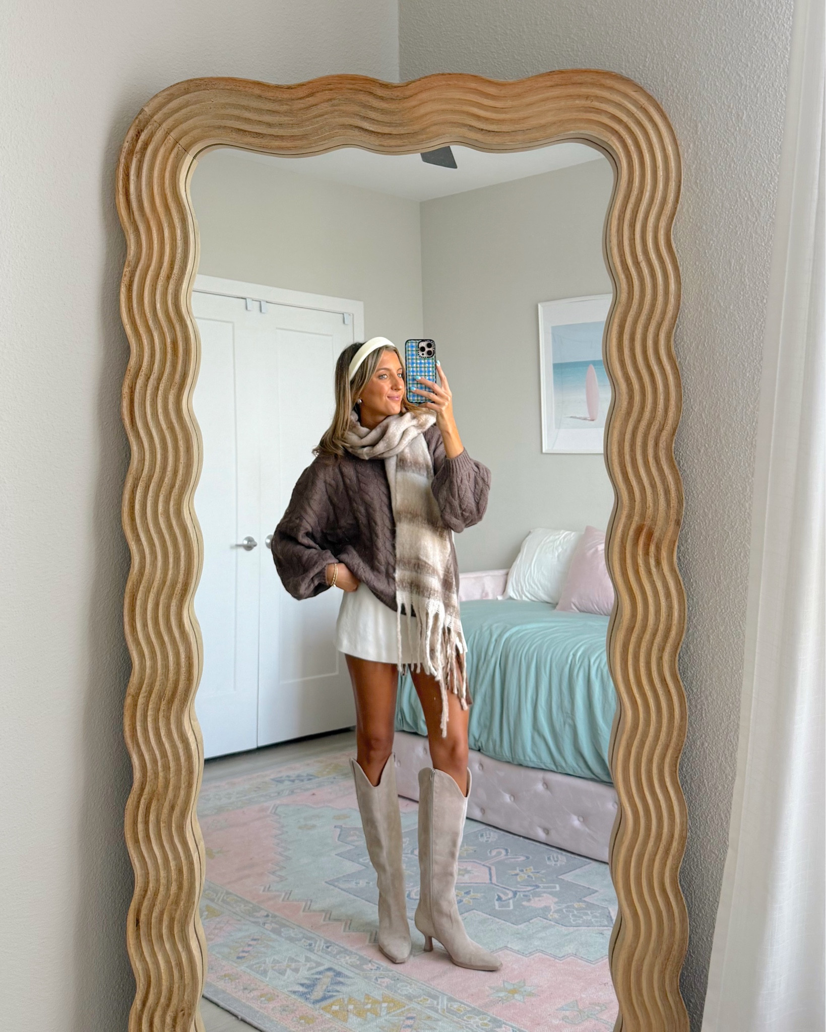 Amazon Thanksgiving outfit ideas / Amazon fall outfit ideas. 🎃💕 The cutest tall boots and wearing a size S in this sweater 

#LTKFindsUnder100 #LTKFindsUnder50 #LTKSeasonal