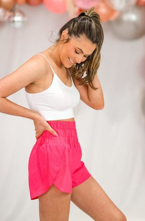 Move Freely Workout Shorts - Magenta | Hazel and Olive