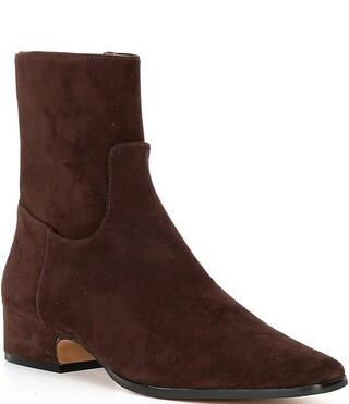 Steve Madden Dusty Suede Square Toe Ankle Booties | Dillard's | Dillard's