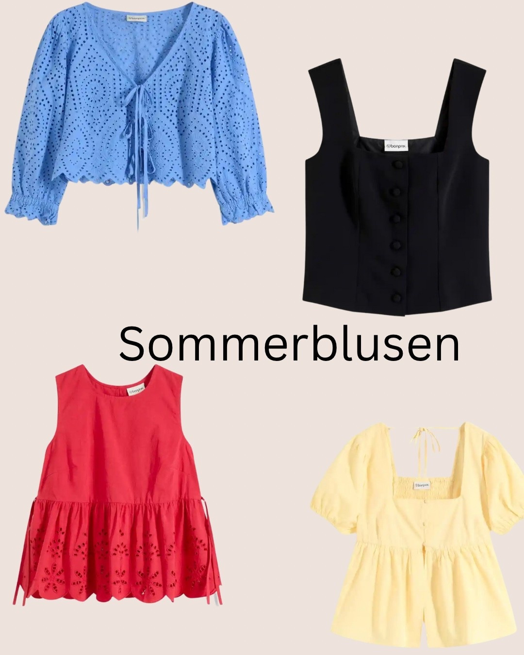 Blusen 💙💛❤️🖤

Bon Prix - am Montag 23.6 bis 26.6 für 48 Stunden ging auch ein Code: SANDRA15 und 15% sparen

#sommerbluse #lochstickerei #sommerfarben

#LTKplussize #LTKeurope #LTKsummer