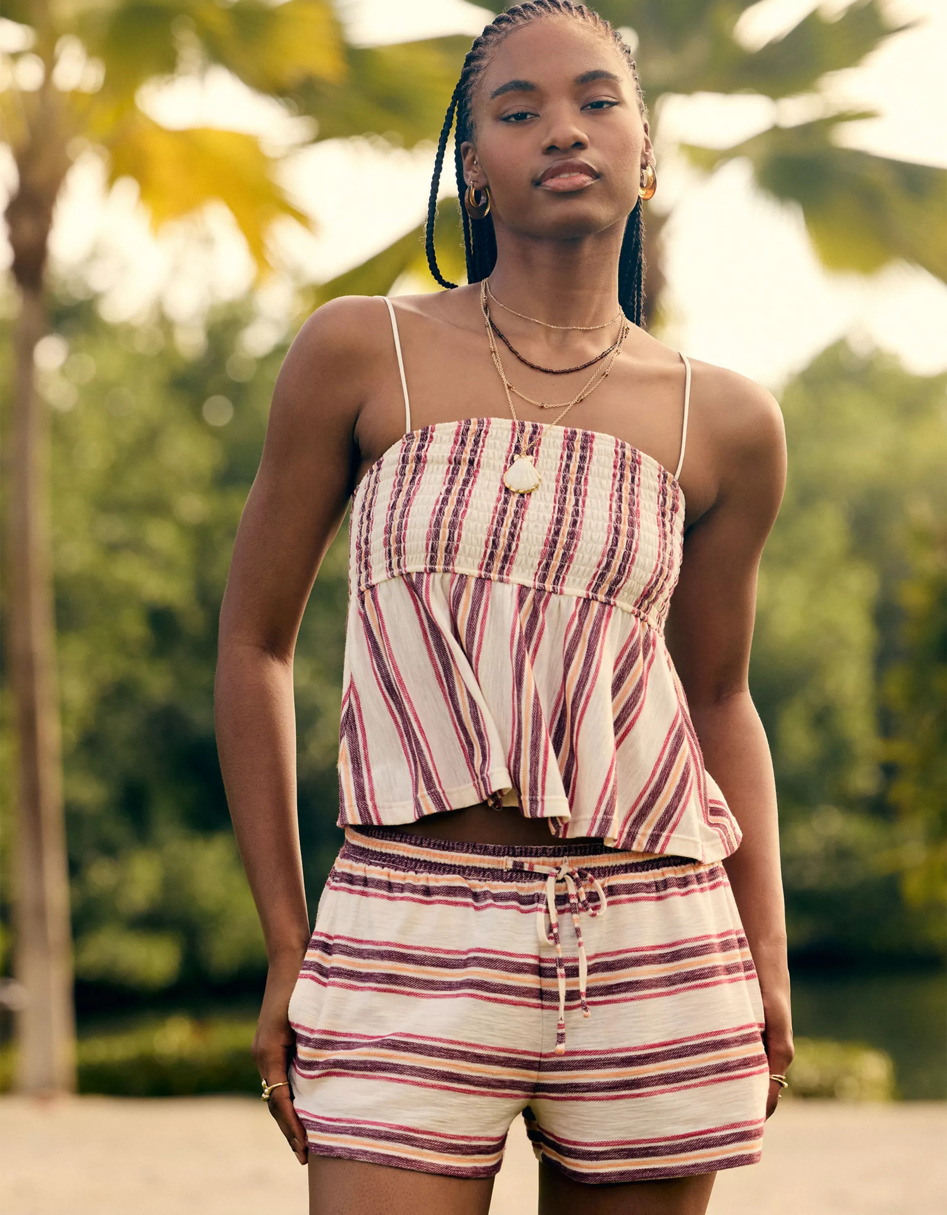 AE Sunchaser High-Waisted Knit Short | American Eagle Outfitters (US & CA)