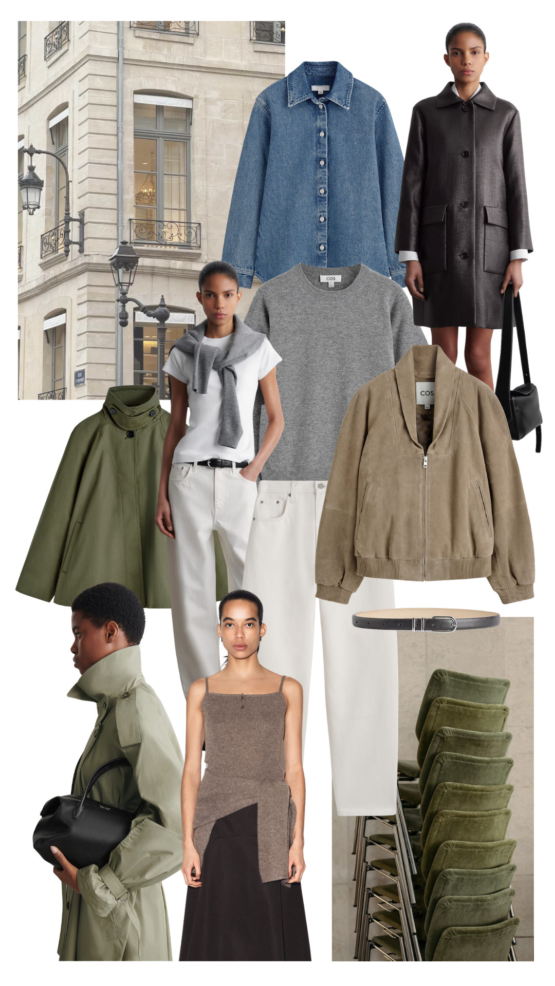 Cos Spring Edit 
| Suede | Leather | Trench Coat | Knits | Black Bag | White Jeans | 

 #LTKuk #LTKspring #LTKeurope