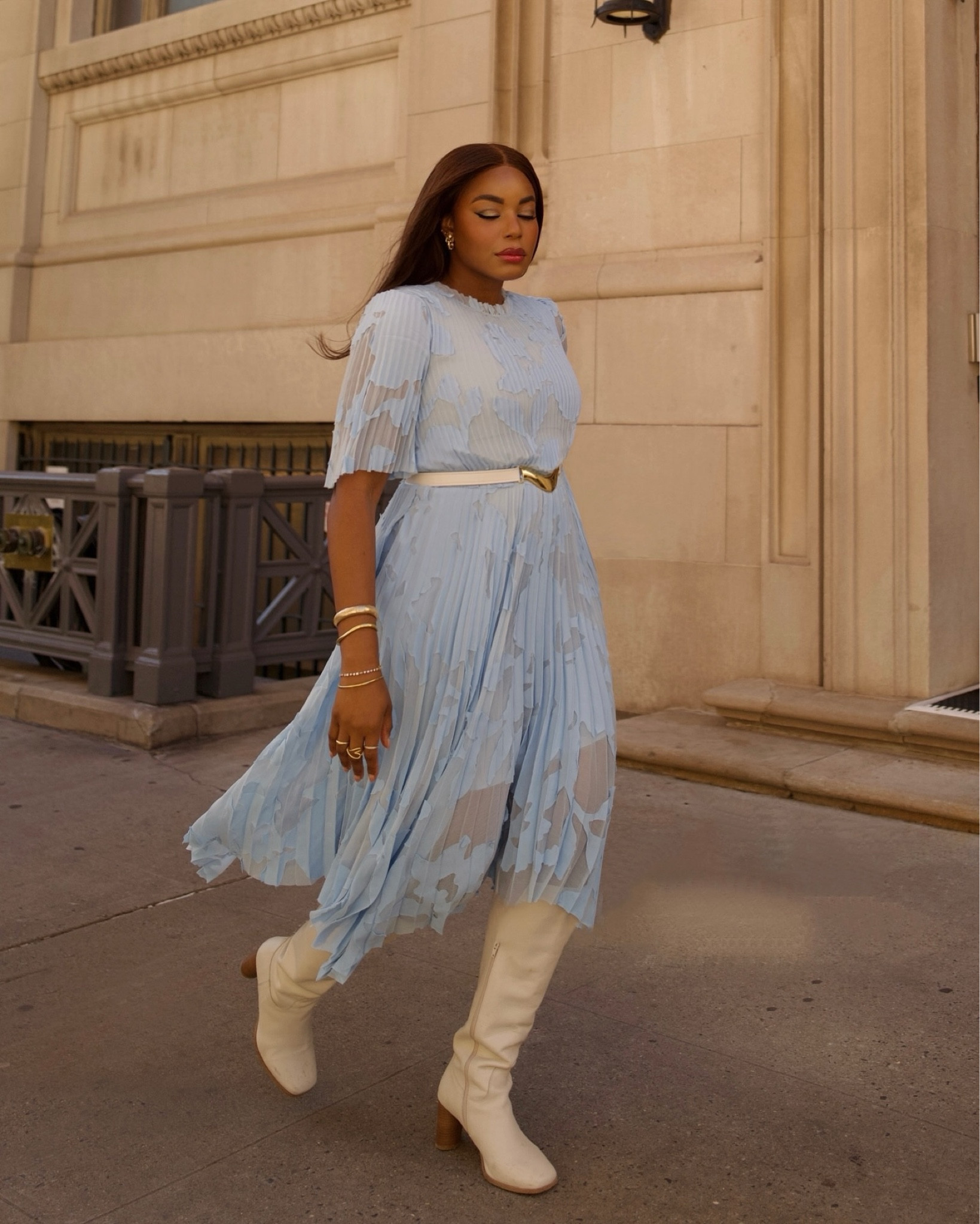 Pastel blue floral midi dress from Jason Wu - paired with a statement white leather belt and boots. Wedding guest dress work outfit fall style minimal style, effortless chic, outfits ideas, party dress, fashion style, style inspo, what to wear, outfit inspo, outfit inspiration, vintage aesthetic, aesthetic style, Pinterest aesthetic

#neutralpalette #neutralshades #aestheticspost #glamourgoal #styleoftheday #mystyle #vacationstyle #whowhatwearing #wiw #ootd #styleblogger #fashionblogger #outfitideas #styleinspo #ltkstyletip #lablogger #pinterestinspired #pinterestinspo #pinterestgirl #inspofashion

#LTKWedding #LTKSeasonal #LTKStyleTip