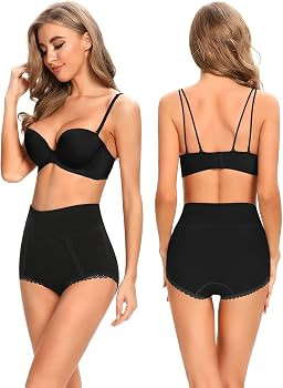 Cotton High Waisted Soft Womens Underwear Breathable Panties, Multipack | Amazon (US)
