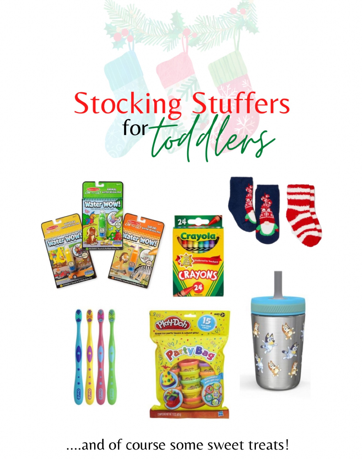 Stocking stuffers for your toddler! I’m dying over the Bluey tumbler 🥰 #stockingstuffers #toddlerstockingstuffers #target #targetfinds #toddlergiftguide 

#LTKSeasonal #LTKGiftGuide #LTKHoliday