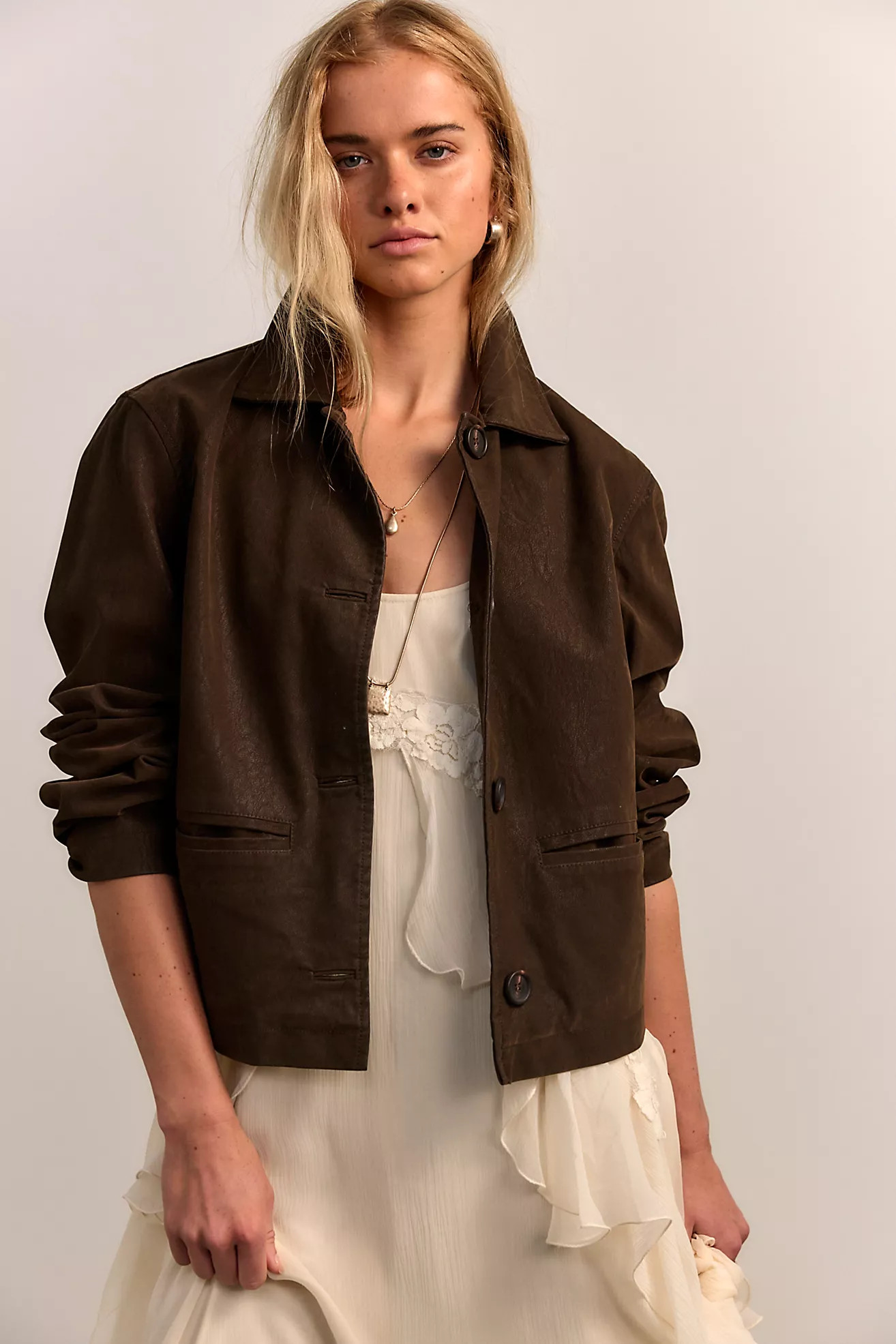 Veste We The Free Hera en Suédine Végane | Free People FR