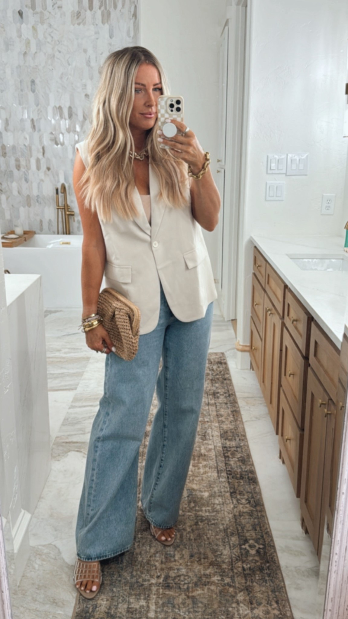 Travel outfit. Easy work outfits. Ring. Jewelry. Teacher outfit. Teacher clothes. Back to school outfits for teacher. Fall fashion 2035. Mesh ballet flats. Back to school. Teach outfits. East coast summer. Workwear 
. Whimsical dresses. Travel outfit. Pickleball . On cloud shoe. Sneakers. Fall shoes. NSale. Nordstom anniversary sale. . Girls trip. Summer sets. 2 piece set. Summer fashion. Pickleball outfit. Save vs splurge. Prime day deals. Socks. Amazon. Wedding guest dress. Beach wedding. . Hanes tank tops. Summer dress. Workwear. Teacher. Back to school  Prime day. Sale. Prime day deals. Country concert outfit. Sandals. Linen pants. Lake must have. Boat trip. The best radio I’ve traveled on several trips with and is waterproof. . Swimsuit fits true to size. Free people looks for less set fits true to size, wearing medium. Travel outfit. Girls trip. 
Vacation outfits. Butter yellow. Date night outfit. Linen pants sized up to large. Date night. American flag sweater. Costa Rica.  Fall fashion. NSale. Nordstrom anniversary sale. Vacation outfit. Butter yellow. Outfit fits true to size, but I Sized up to large in tee and boxer shorts for this oversized fit. Swimsuit. Bikini. Coverup. Linen pants. Sized up to a large in the top and sweatpants for this fit. Summer outfits. Sandals. . Swimsuit. Travel outfit. Resort wear. Maxi dress. Spring wedding guest dress. Wedding guest dress 2025. Graduation outfit. Workwear. Cardigan. Maxi dress. Resort wear. Date night. Spring 2025. Activewear all fits true to size. The loose free people looks for less top sized up 2 sizes to XL for that very oversized fit. Butter yellow. Weighted vest. Workout outfit. Sports bras fit tts. Nike shoes perfect to workout. A few spring favorites and things I don’t regret buying. Spring fashion. Daily deal. Beauty. Travel. Adidas sambas. Adidas.

#LTKSaleAlert #LTKOver40 #LTKWorkwear