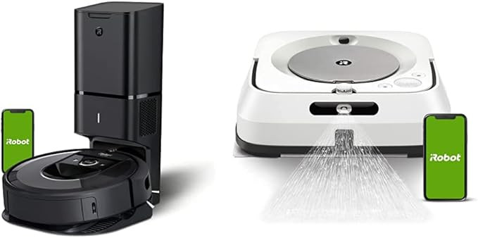 iRobot Roomba i7+ (7550) Robot Vacuum with Braava Jet M6 (6110) Ultimate Robot Mop | Amazon (US)