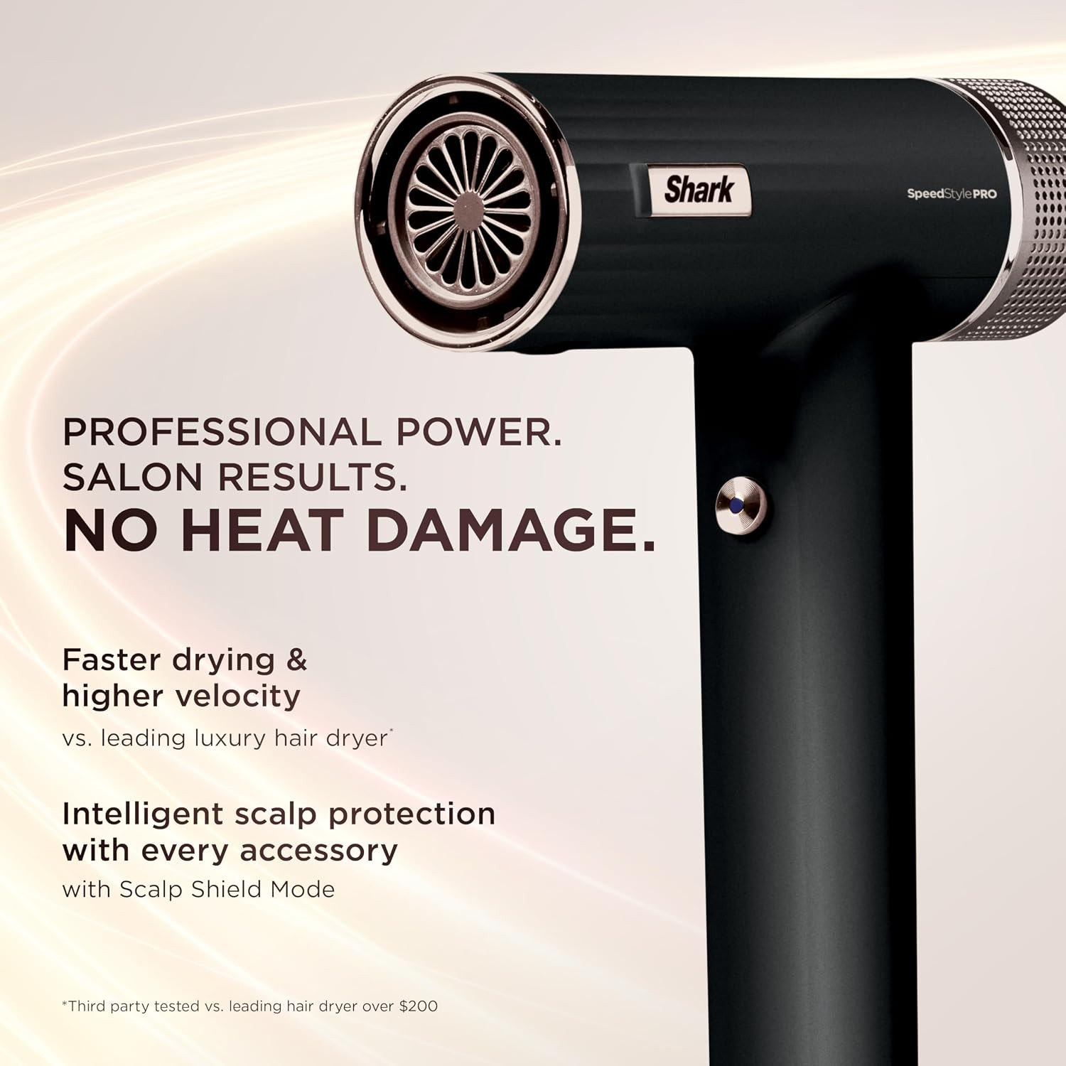 Shark SpeedStyle Pro Ionic Hair Dryer, Scalp Shield, Fine-Medium, HD731 | Amazon (US)