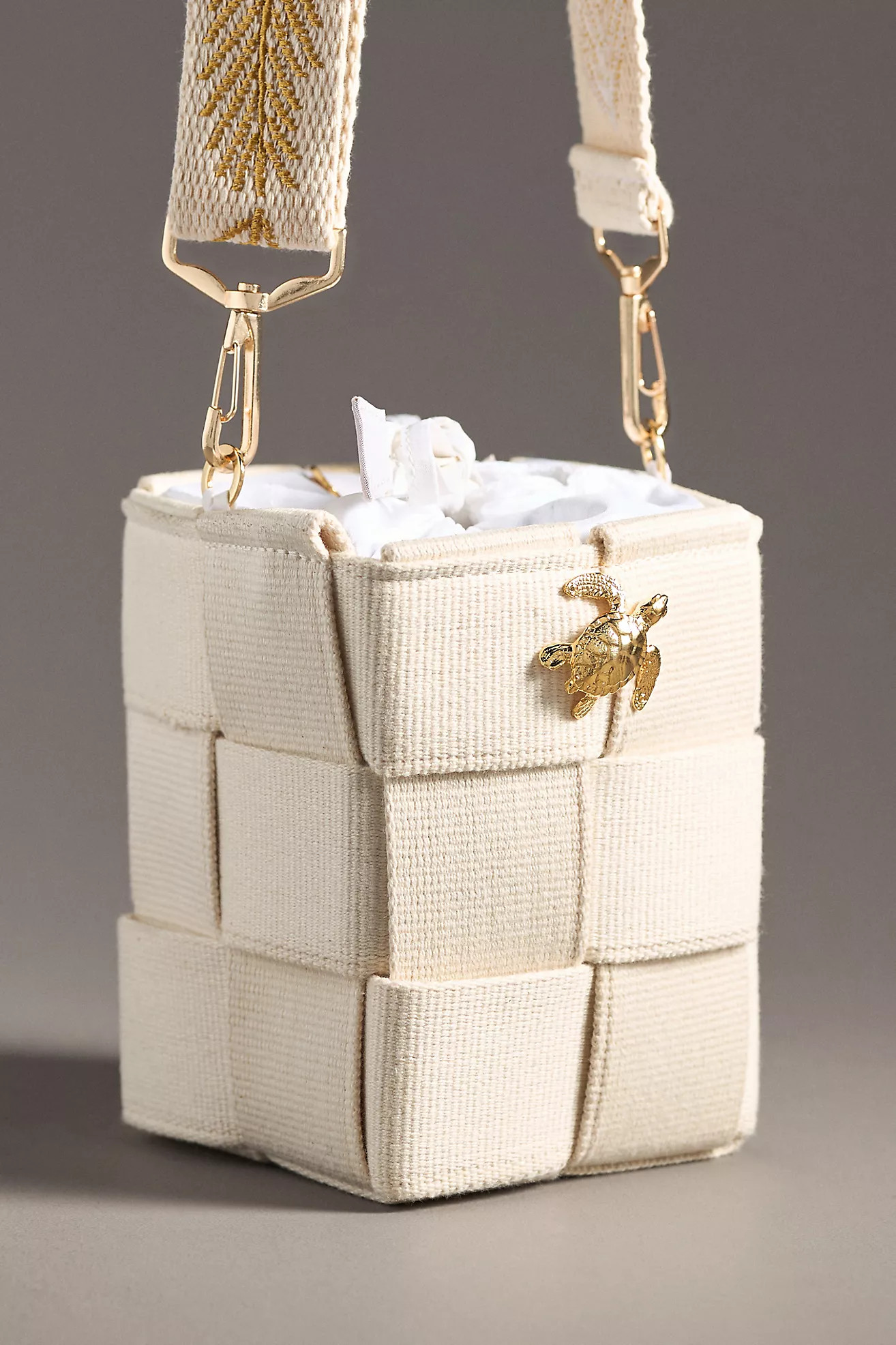 Teiruma Libertad Woven Bucket Bag | Anthropologie (US)