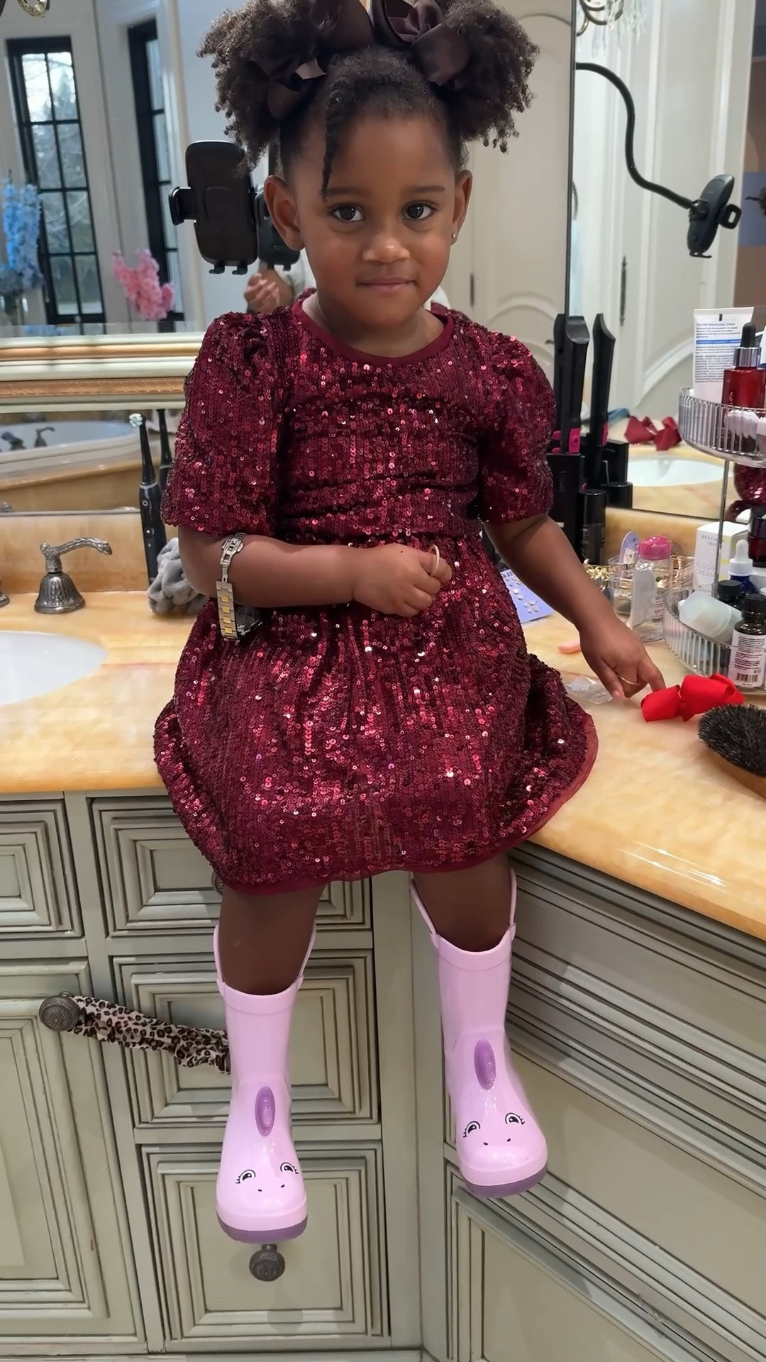 Sequin dress and rain boots 

#LTKKids #LTKFindsUnder50