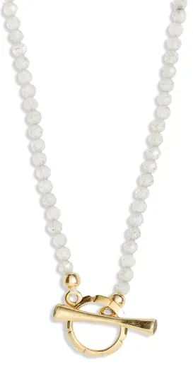 Labradorite Beaded Toggle Necklace | Nordstrom