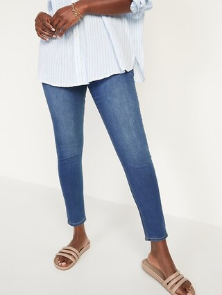 Mid-Rise Rockstar Super Skinny Jeggings for Women | Old Navy (US)