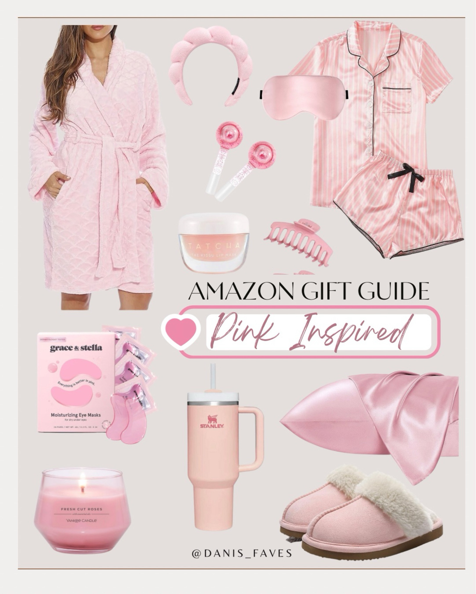 Gift Guide for Her - Pink Inspired 🩷

#pinklover #giftguide #giftsforher #amazonmusthaves 

#LTKHoliday #LTKFindsUnder50 #LTKGiftGuide