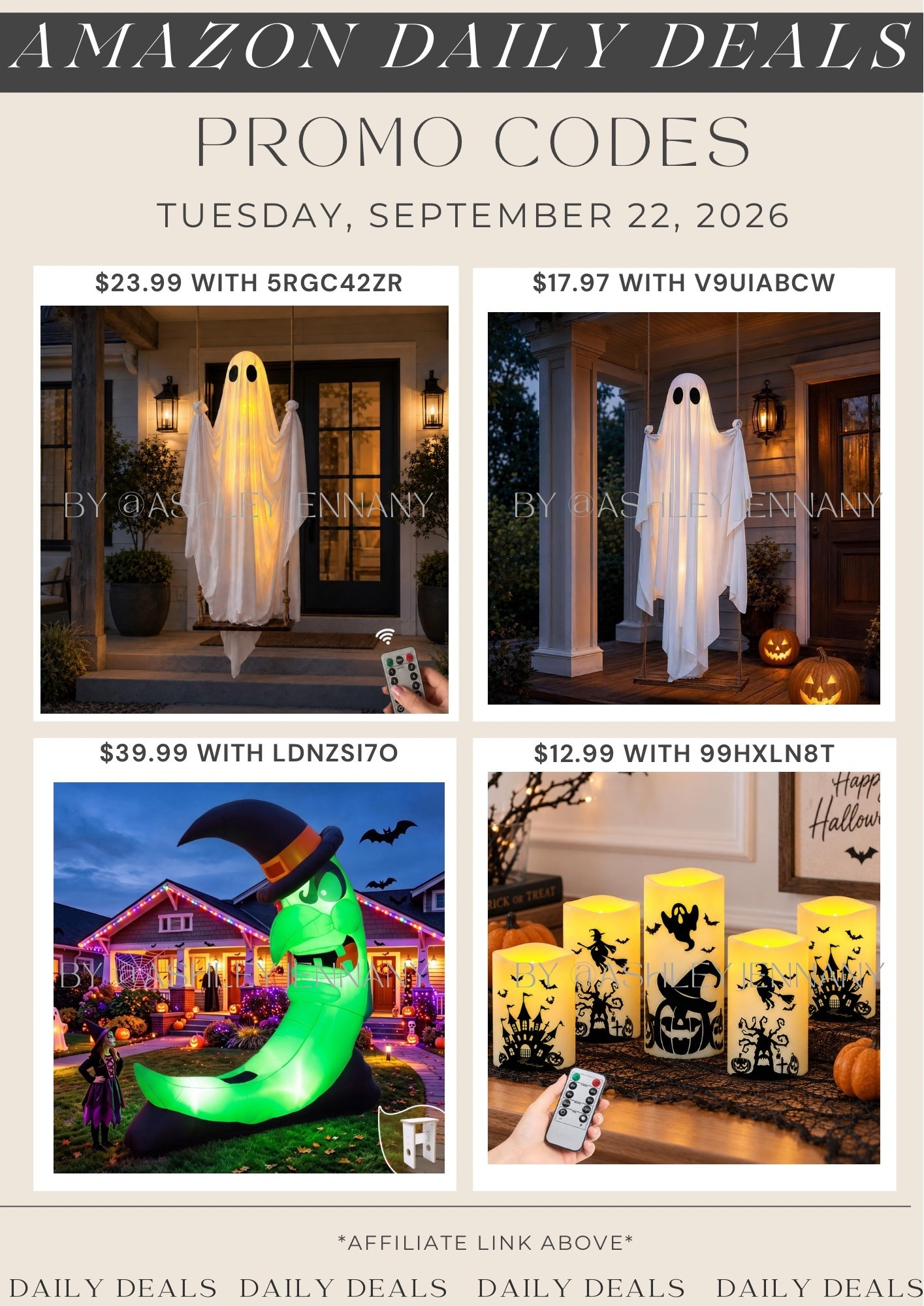 Amazon deals

#LTKSeasonal #LTKHome #LTKSaleAlert