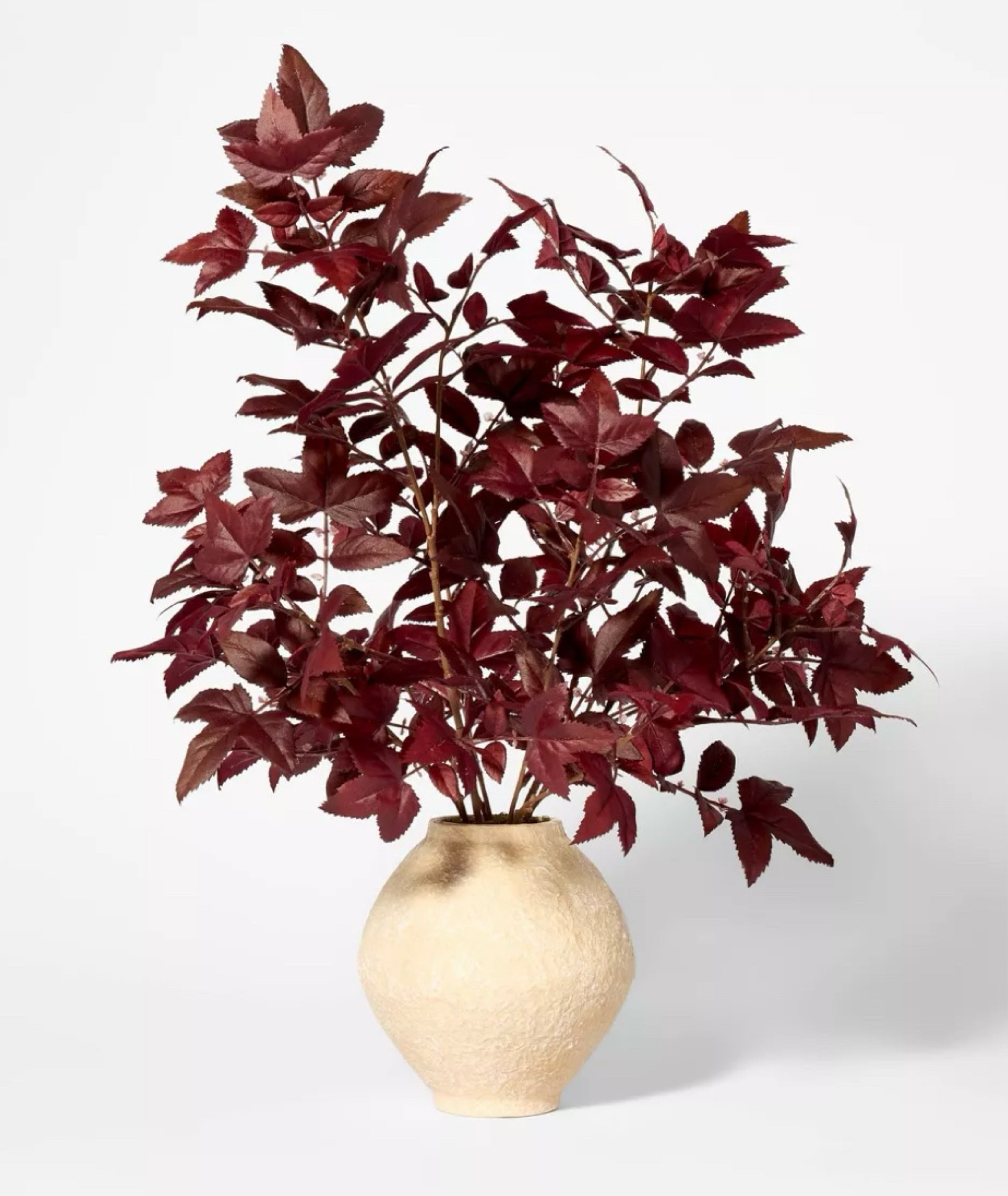 This potted fall leaf arrangement in Burgundy is designed with Studio McGee.  

#LTKFindsUnder100 #LTKSeasonal #LTKHome