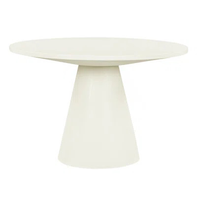 Retro Round Dining Table Minimalist Elegant Table For Living Room, Dining Room | Wayfair North America