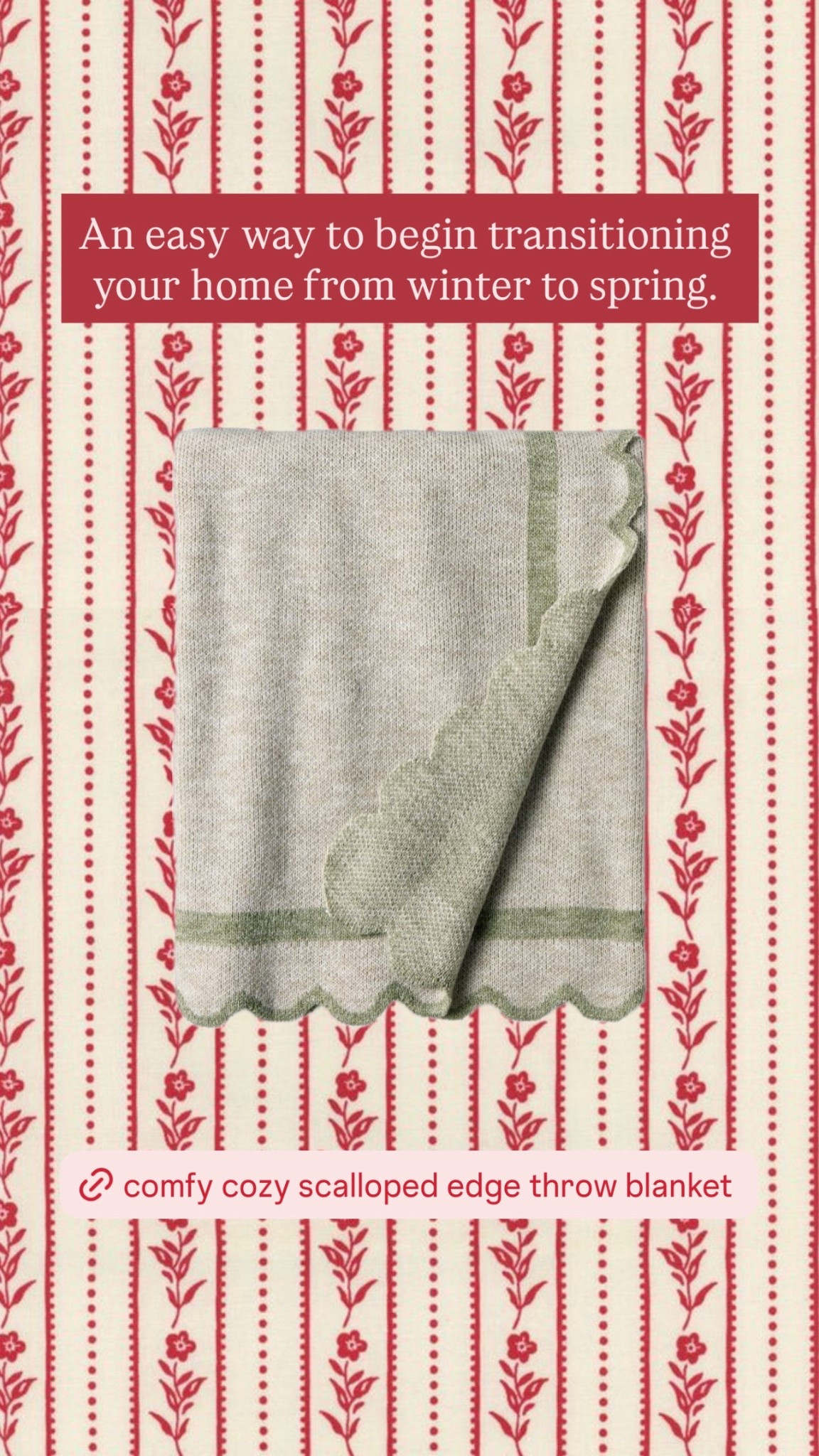 This Studio McGee throw blanket is an easy to begin transitioning your home from winter to spring.

#LTKSaleAlert #LTKHome