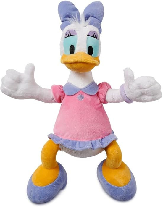Disney Store Official Daisy Duck Medium Soft Toy for Kids, Cuddly Character with Fuzzy Texture an... | Amazon (US)