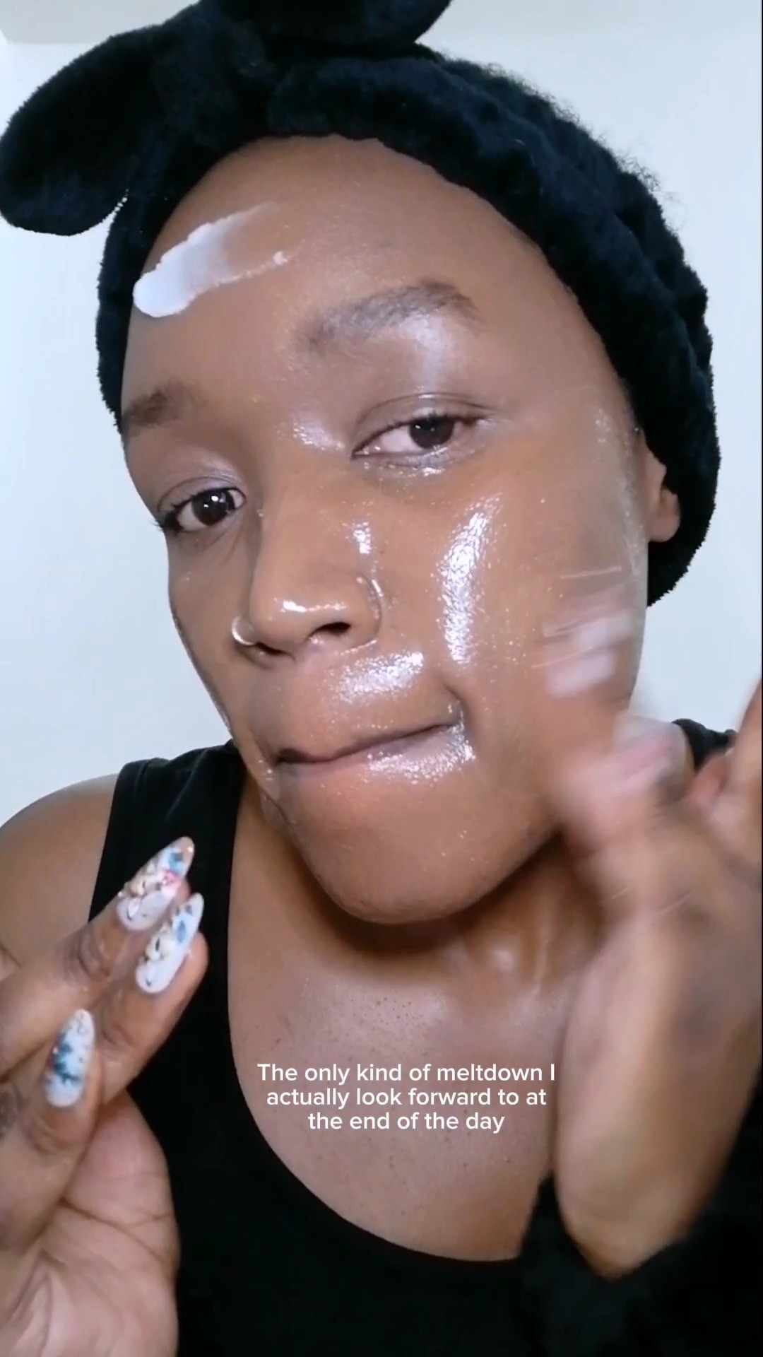 There is honestly nothing better than watching a full Face of makeup completely dissolve in seconds 🤎

#skincare #makeupremoval 

 #LTKBeauty