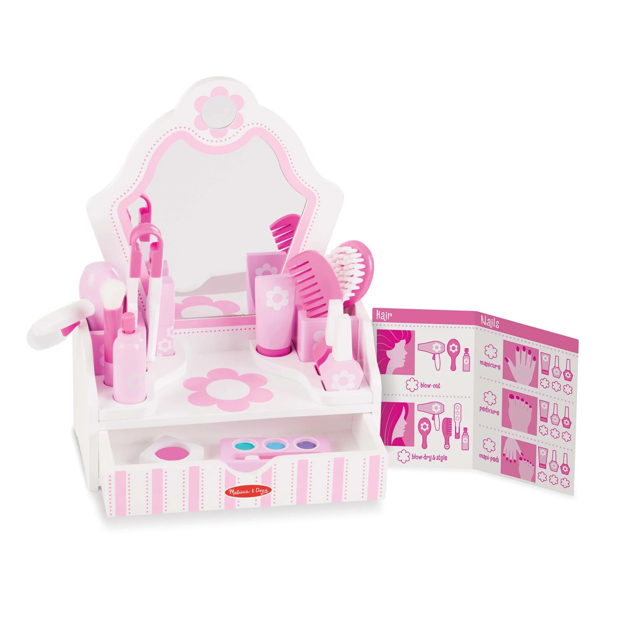 Wooden Beauty Salon Play Set | Melissa and Doug
