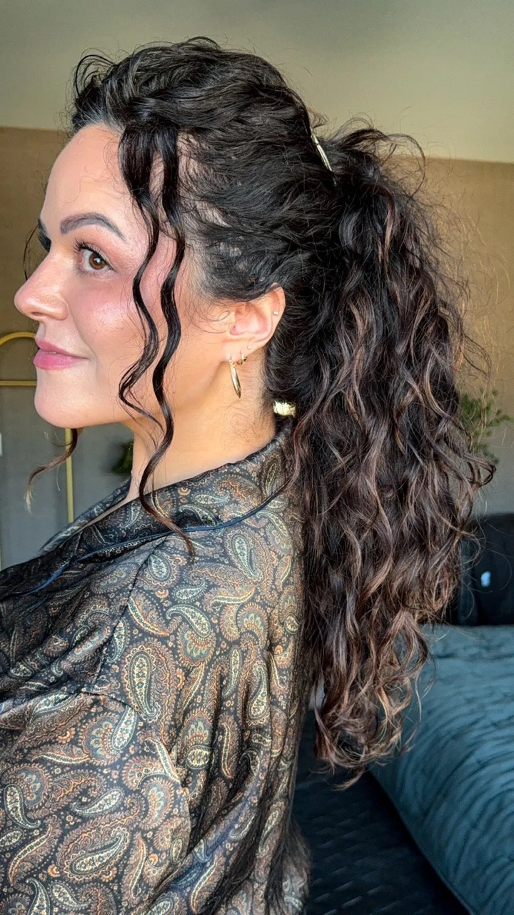 What if instead of trying to fix my hair... I just styled it?

40 years and that never crossed my mind. Until you told me that! (thank you!)

On a quest to find easy, cute ways to wear my wavy curly hair between washes, because day 2 and 3 have always been my nemesis.

It doesn’t have to be that serious. We’re starting now.🫶🏼

#LTKdayinmylife #LTKgrwm #LTKmorningroutine