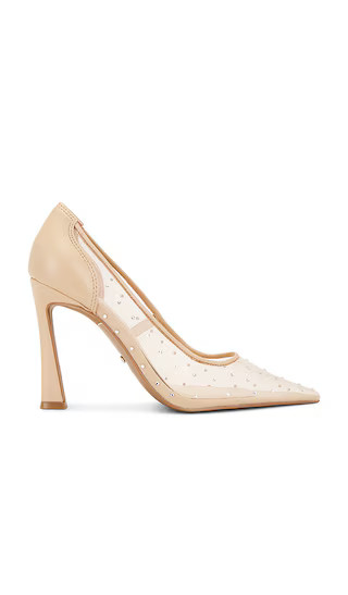 Hera Pump in Nude Rhinestone | Revolve Clothing (Global)