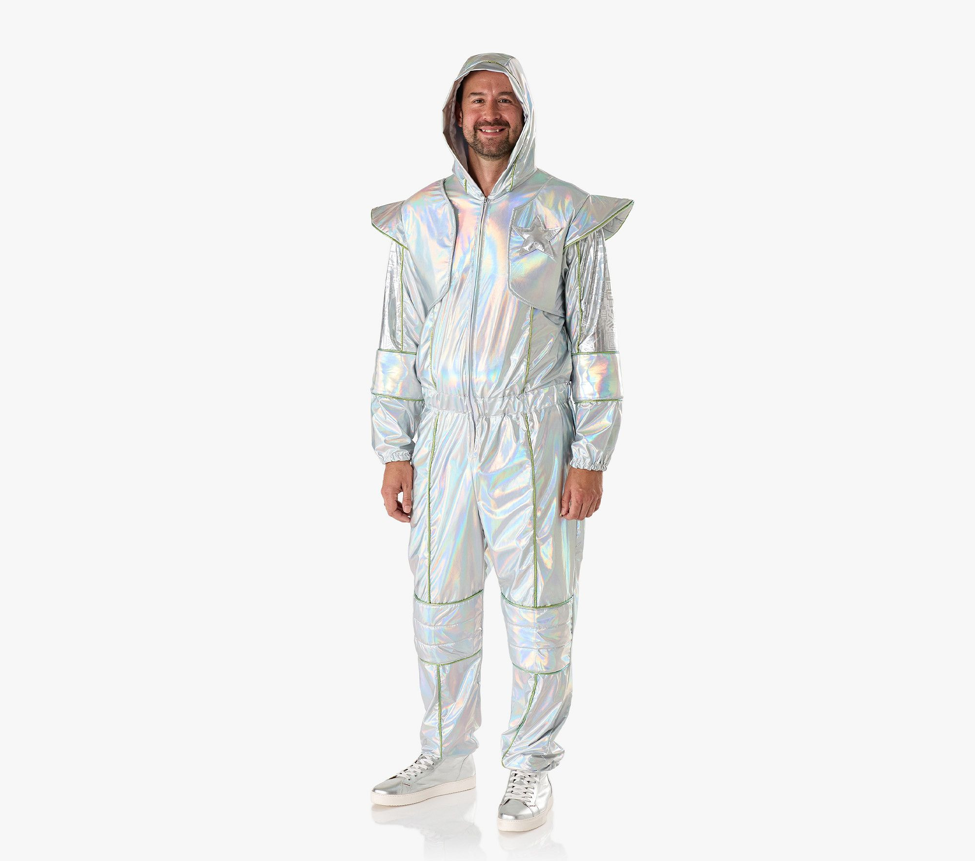 Adult Silver Space Suit Halloween Costume | Pottery Barn Kids