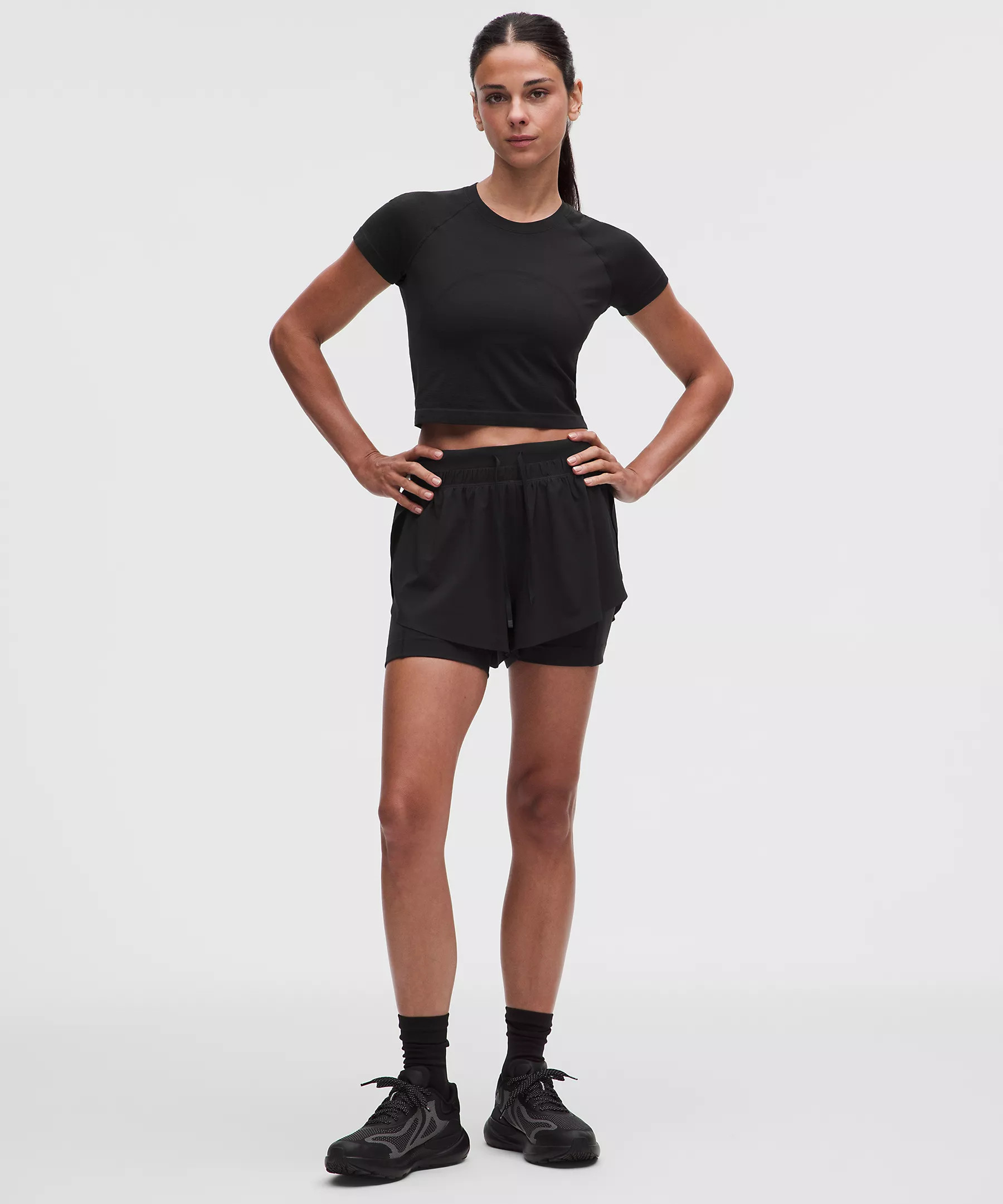 Swiftly Tech Cropped Short-Sleeve Shirt 2.0 | Lululemon (US)