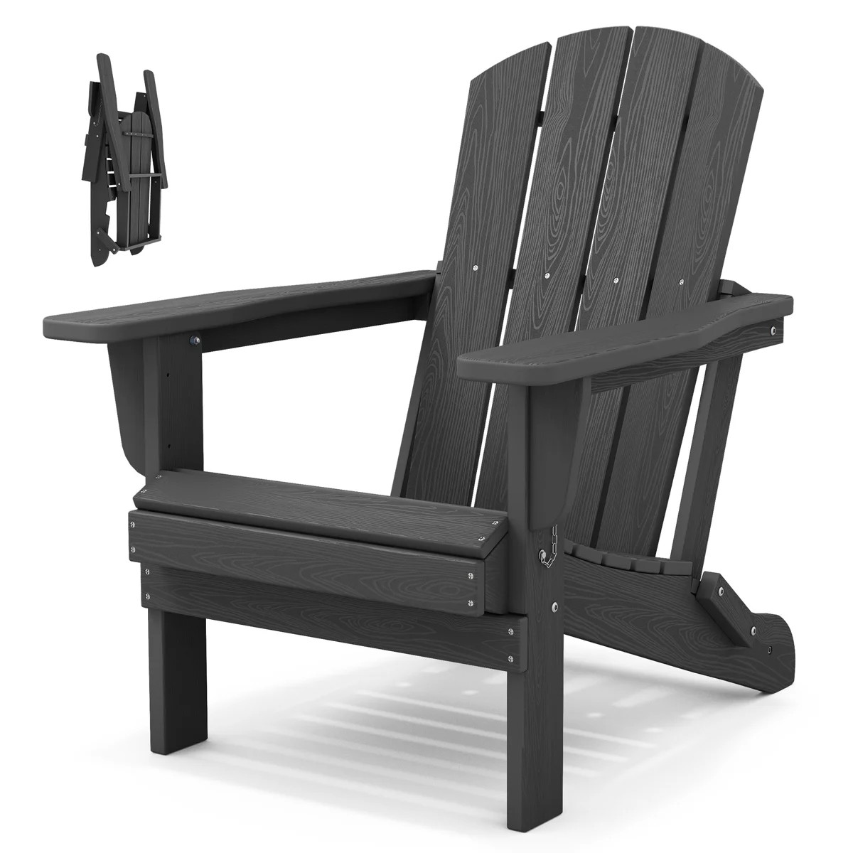 Clitheroe Foldable HDPE Adirondack Chair | Wayfair North America