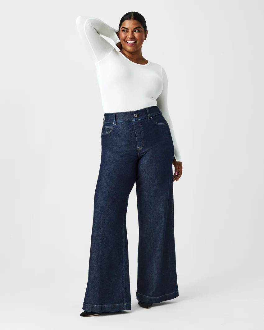 Wide Leg Jeans, Raw Indigo | Spanx
