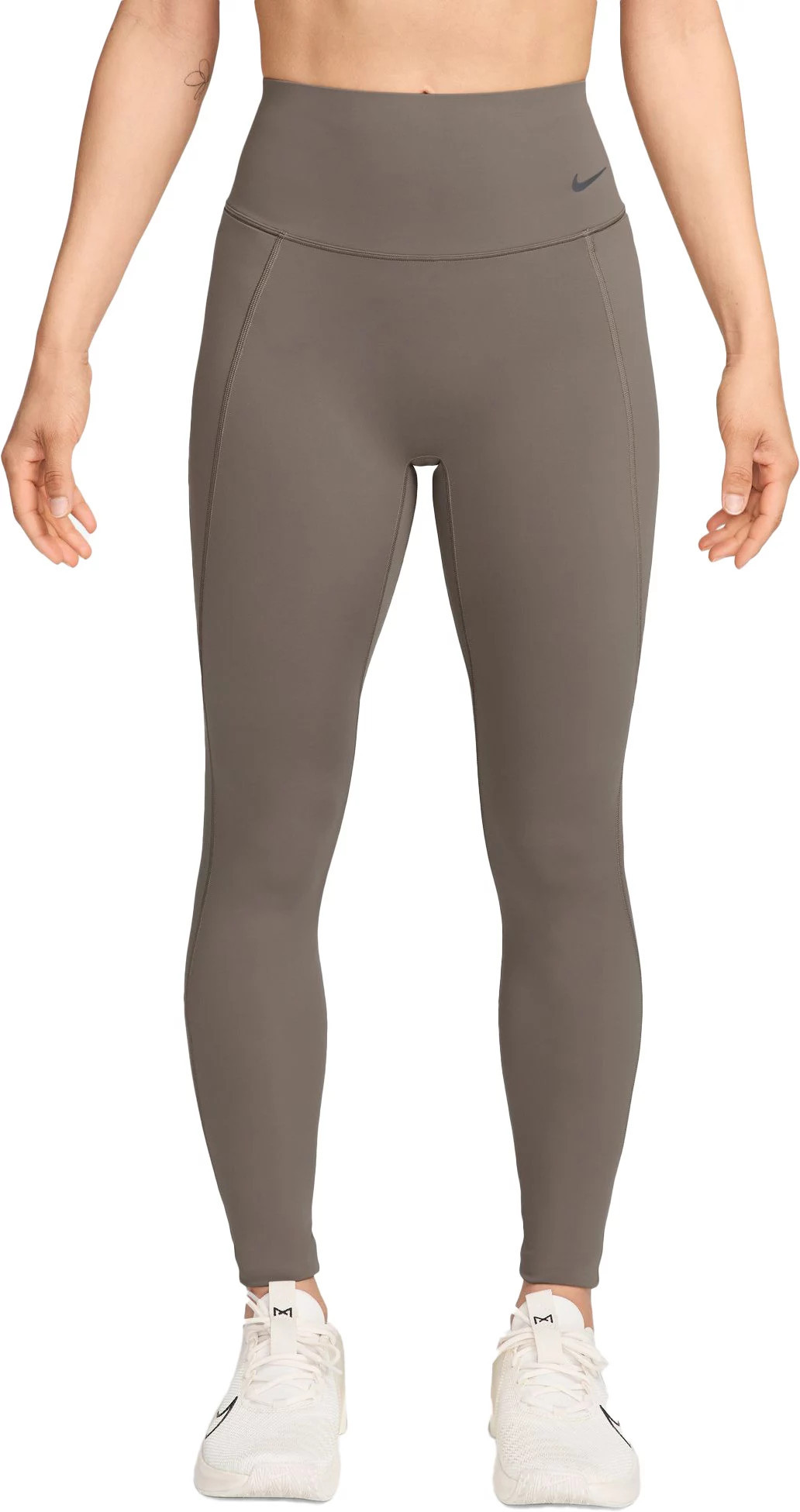 Nike Women's Universa Medium-Support High-Waisted Leggings, Mink Brown | DICK'S Sporting Goods