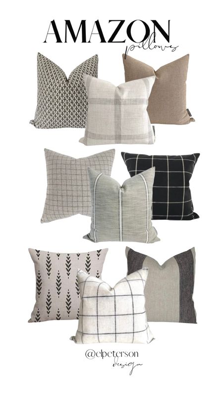 Amazon Throw Pillows
Decorative pillows 
Neutral pillows 

#LTKunder100 #LTKhome