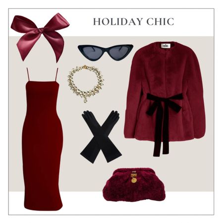 Holiday outfit for a festive and formal event- holiday party, black tie party, wedding, New Year’s Eve outfit. 


#LTKstyletip #LTKSeasonal #LTKHoliday