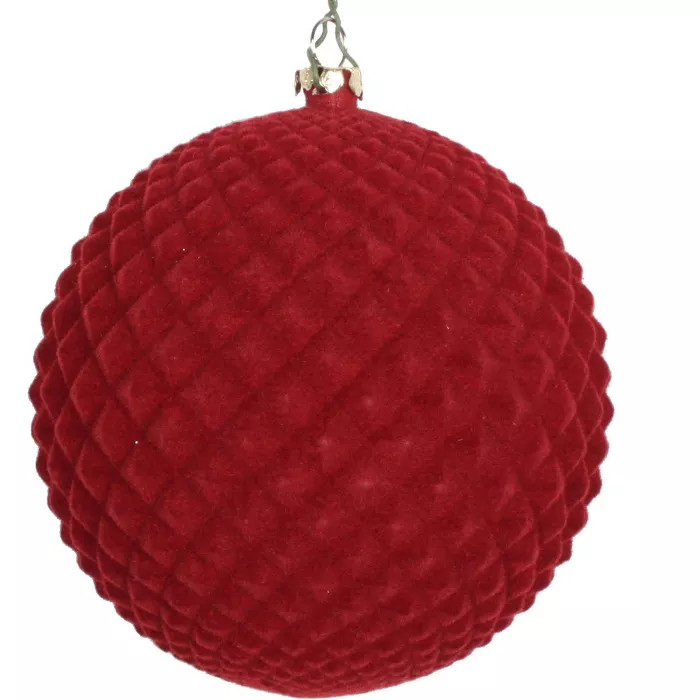 Vickerman Flocked Durian Ball Ornament | Target