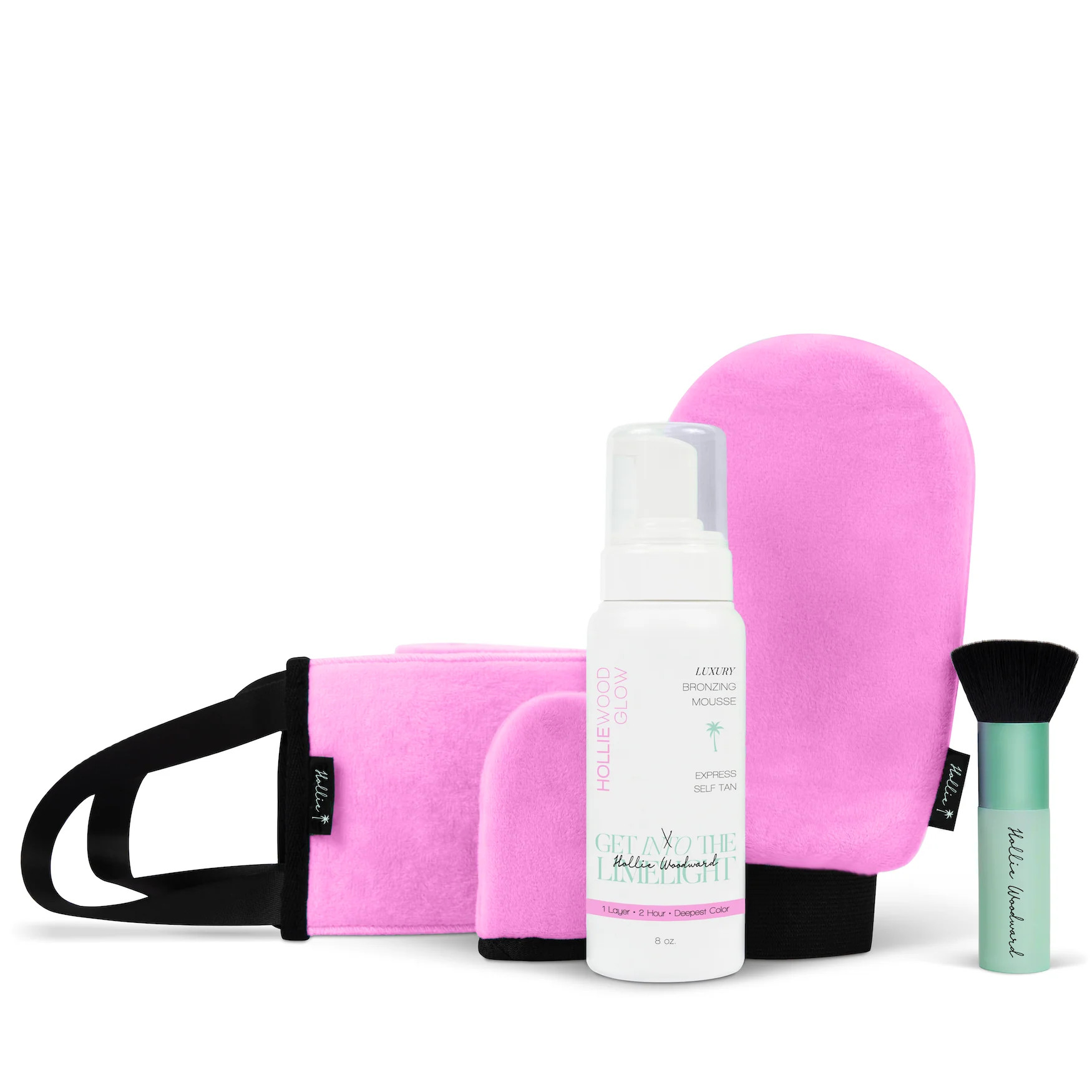 Hollie Bundle: HOLLIEwood Glow Mousse + Accessories | Get Into The Limelight Ltd.