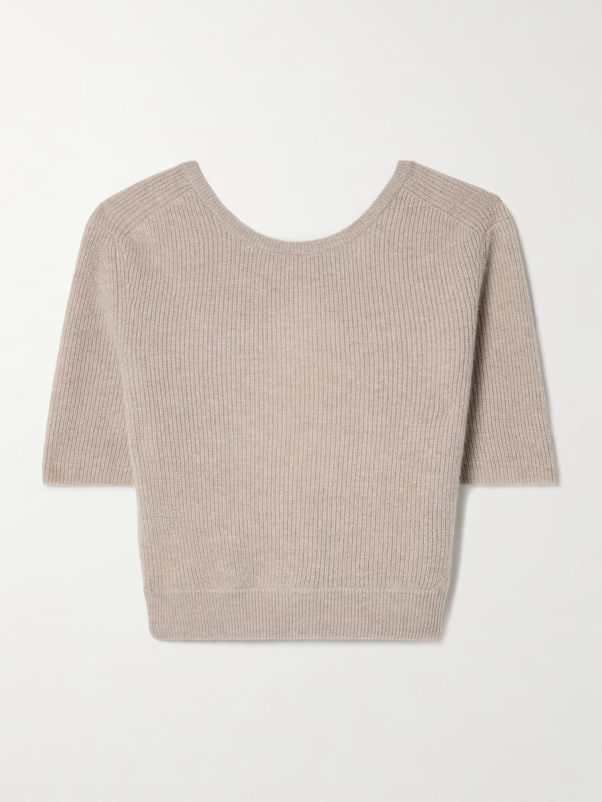 Josefina open-back ribbed cashmere T-shirt | NET-A-PORTER (UK & EU)